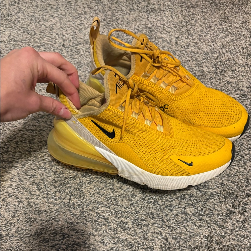 Nike Yellow and Brown Sneakers